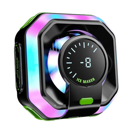 HK-5 Pro Magnetic/Detachable Grip Smartphone Cooler Fun For Gaming, Cell Phone Cooler For Ios/Android Semiconductor Heatsink Cooling Fan