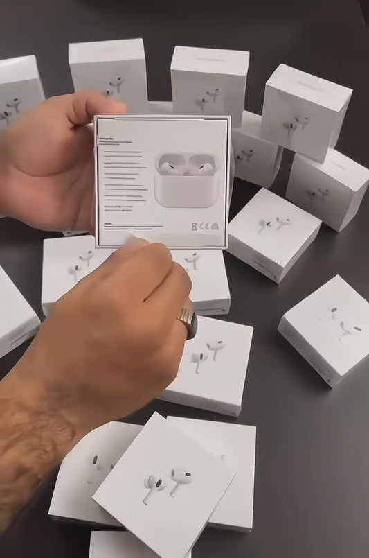 Airpods Pro 2 – Ultra Edition (USA Sound, 60mAh Buds, 500mAh Case)
🎧 Hi-Fi Graphene Bass | 🎙️ Dual Mic HD Calling | 🔋 40+ Hours Backup