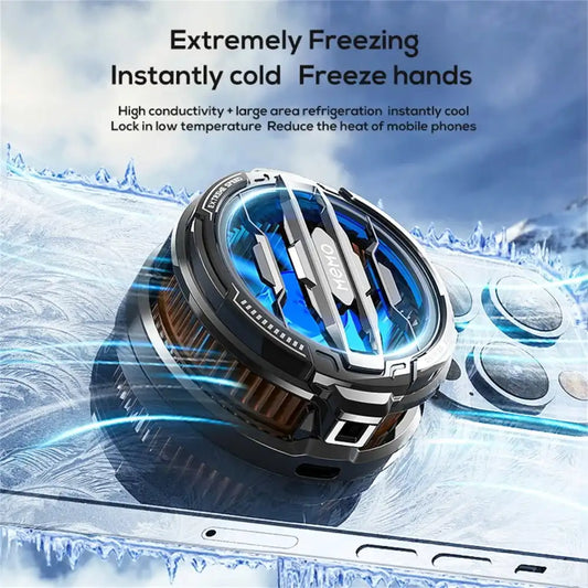 Memo CX07 Magnetic Cooling Fan for Mobile Gaming & Streaming - Ultra-Quiet, Rapid Cooling, Universal Fit 🔥🎮